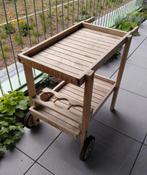 serveerwagen teak, verrijdbaar, Tuin en Terras, Ophalen, Zo goed als nieuw