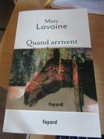 Roman Quand arrivent les chevaux Marc Lavoine éd Fayard, Ophalen, Nieuw