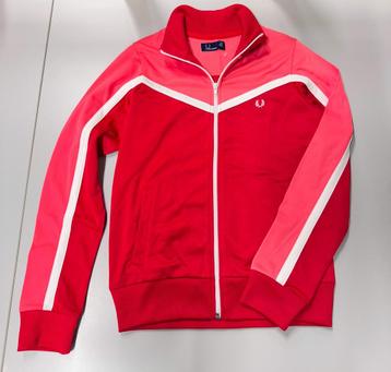 Fred Perry - Gilet d'entraînement pour femme L rouge rose disponible aux enchères