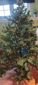 Kerstboom +/- 170 cm hoog met vaste warmwitte lampjes, Diversen, Zo goed als nieuw, Ophalen