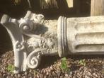 Hoge Korinthische zuilen in witbeton, Huis en Inrichting, Woonaccessoires | Zuilen en Pilaren, Ophalen, Gebruikt