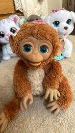 FurReal aap, Kinderen en Baby's, Speelgoed | Knuffels en Pluche, Ophalen, Zo goed als nieuw