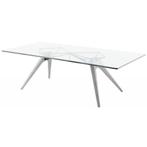 Kahn Eettafel Grijs – Modern en Elegant Design, Huis en Inrichting, Ophalen, Gebruikt, 200 cm of meer, Vijf personen of meer