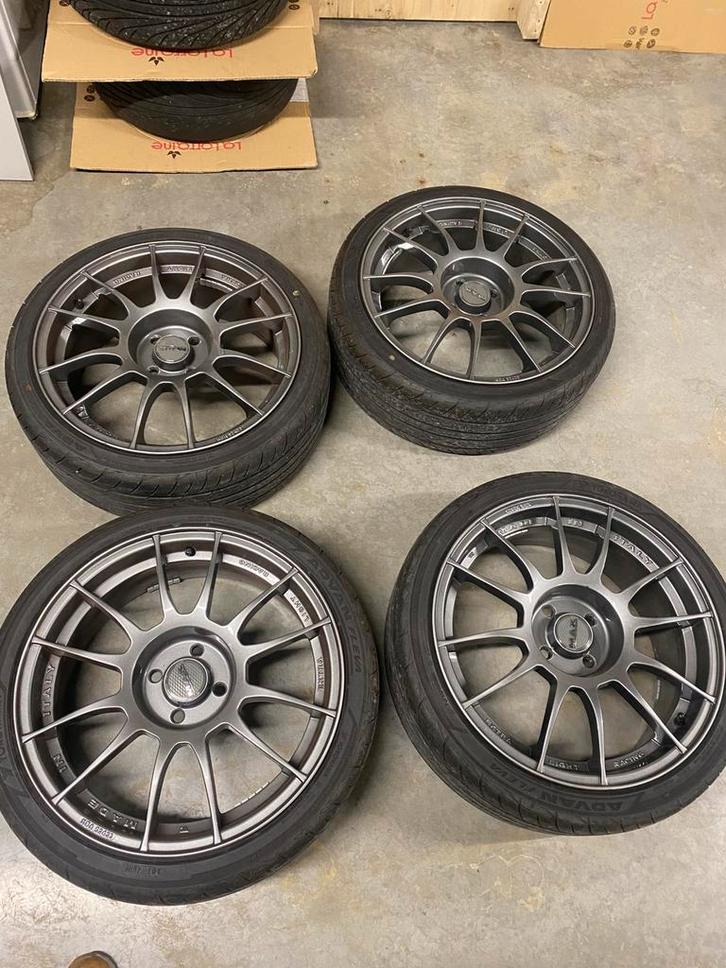 17” velgen incl banden, Auto-onderdelen, Banden en Velgen, Banden en Velgen, Zomerbanden, 17 inch, 195 mm, Personenwagen, Gebruikt