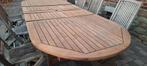 set tuintafel van teakhout yfone hout 300cm + 8 stoelen, Tuin en Terras, Ophalen, Gebruikt, Eettafel, Loungeset