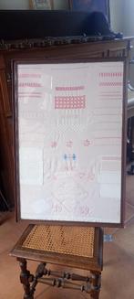 Grand cadre broderie, Ophalen
