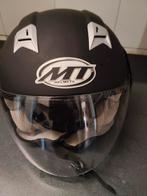 Moterhelm maat l, Fietsen en Brommers, Brommerhelmen, Ophalen, Zo goed als nieuw