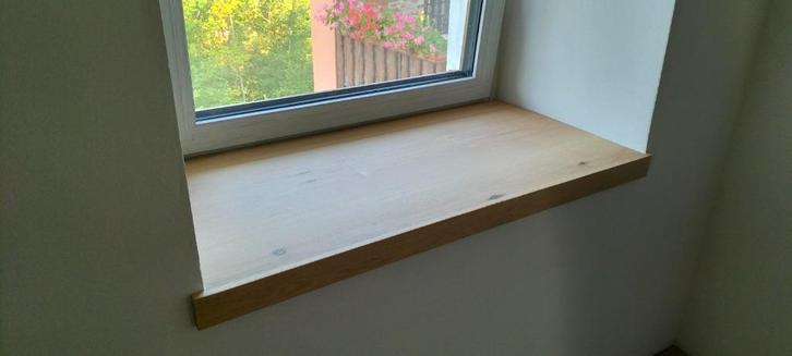 Rebords de fenetre en chene - Sur Stock, Doe-het-zelf en Bouw, Isolatie en Afdichting, Nieuw, Overige materialen, Minder dan 4 cm