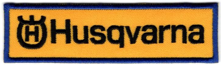 Husqvarna stoffen opstrijk patch embleem #1, Motoren, Accessoires | Overige, Nieuw, Verzenden
