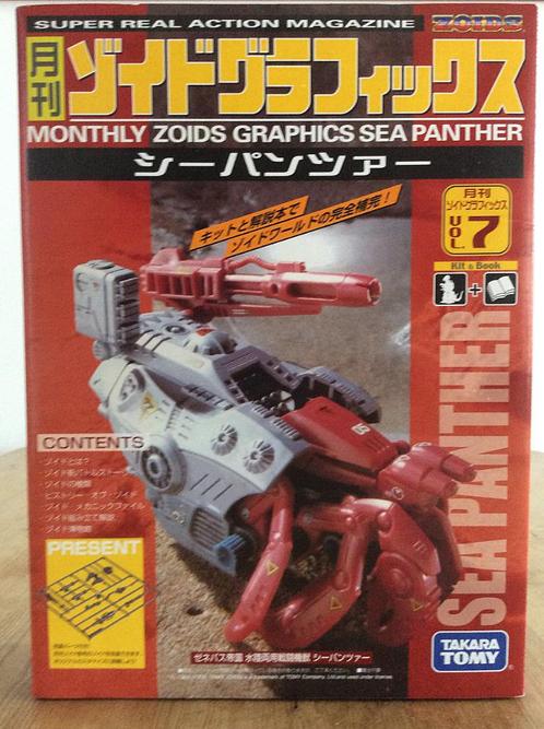 Zoids Monthly Zoids Graphics Vol. 7 Sea Panther - Tomy Takar, Enfants & Bébés, Jouets | Figurines, Enlèvement ou Envoi