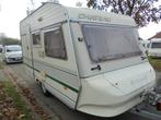 chatea ghyara  400,vast bed/treinzit,kookv+tent,vast wc,stab, Caravans en Kamperen, 750 - 1000 kg, Vast bed, Tot en met 4, Tot 4 meter