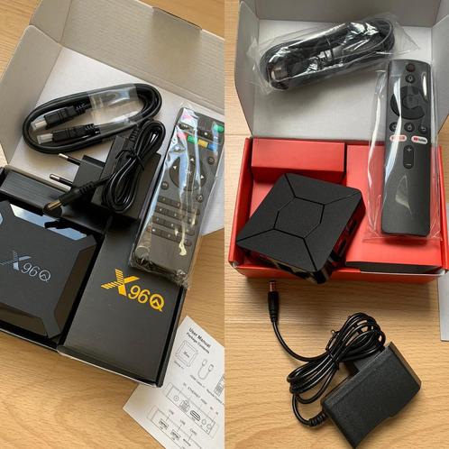 Box Androïd TV + Abonnement iptv 1 ans, Audio, Tv en Foto, Mediaspelers, Ophalen of Verzenden