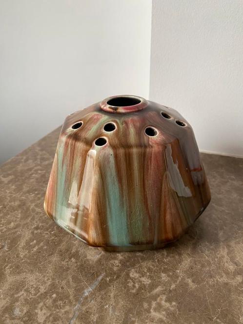 Thulin vintage bloemenplukker vaas, Antiek en Kunst, Antiek | Keramiek en Aardewerk, Ophalen of Verzenden