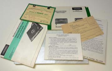 Boek vintage handleiding setje met boekjes en certificaten G