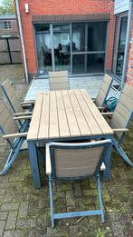 Table de terrasse avec 6 chaises, Enlèvement, 6 places, Utilisé, Salons de jardin