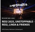 Unstoppable - Regi, Linda & Friends 24/10 - 4 tickets, Tickets en Kaartjes, Drie personen of meer, Oktober