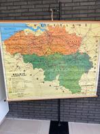 Oude landkaart belgie, Livres, Atlas & Cartes géographiques, Enlèvement, Comme neuf, Belgique, Carte géographique