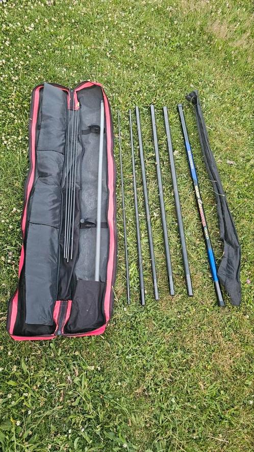 Canne au coup Carp Gangster avec fourreau et 3 kits, Watersport en Boten, Hengelsport | Witvissen, Zo goed als nieuw, Ophalen