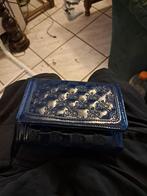 portefeuille, Blauw, Nieuw, Leder, Ophalen