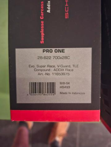 Schwalbe Pro One TLE beschikbaar voor biedingen
