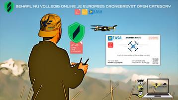 Europees Dronebrevet Open Category A1 A3 A2 online behalen beschikbaar voor biedingen