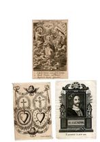 7 devotieprentjes 18de eeuw, Verzamelen, Bidprentjes en Rouwkaarten, Ophalen of Verzenden