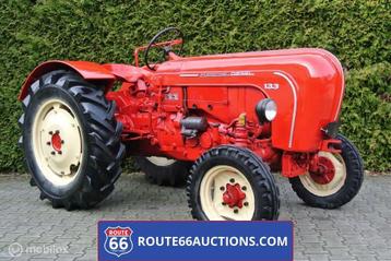 Porsche Super Master tractor 1960 | Route 66 auctions, Monovolume, 2 deurs, Te koop, Rood