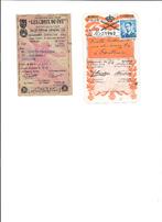 2 cartes de croix de feu, Enlèvement ou Envoi, Armée de terre, Photo ou Poster