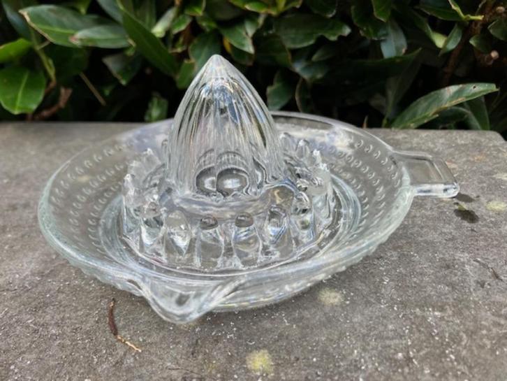 OUDE GLAZEN CITRUSPERS SINAASAPPELPERS, Verzamelen, Retro, Ophalen of Verzenden