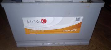 Dynac deep cycle AGM in perfecte staat voor boot of caravan beschikbaar voor biedingen
