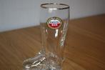 Amstel bierglas in laarsvorm – met oud logo [15,9 cm], Ophalen of Verzenden, Zo goed als nieuw, Glas of Glazen, Amstel