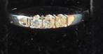 Mooie 14 karaat gouden ring met 3 diamantjes, Handtassen en Accessoires, Ringen, Verzenden, Dame, Goud, Goud