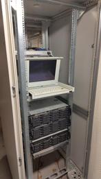 Rack Rittal 42U avec roues, Informatique & Logiciels, Perforé, Perforé, Enlèvement, Utilisé