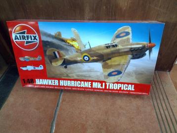 maquette airfix 1/48 hawker hurricane tropical beschikbaar voor biedingen