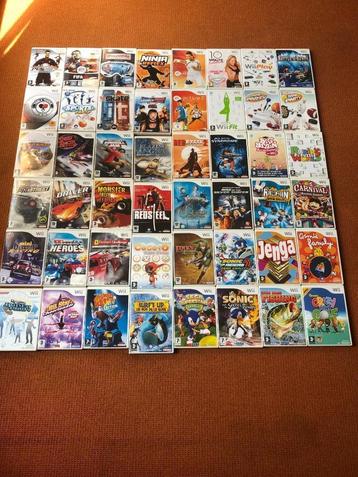 Grote collectie Wii nintendo games (ook per stuk te koop)