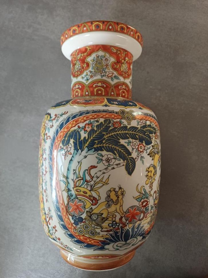 Vase céramique inspiration chinoise  fabriqué par EKEN, Antiek en Kunst, Antiek | Vazen, Ophalen