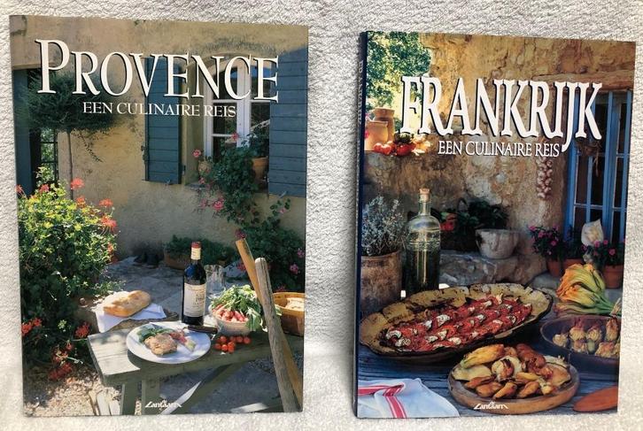 2 exclusieve kookboeken "Provence" en "Frankrijk", Boeken, Kookboeken, Zo goed als nieuw, Voorgerechten en Soepen, Hoofdgerechten