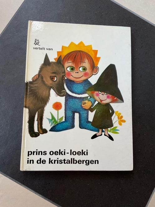 Vintage boek Lie Prins Oeki-Loeki in de kristalbergen, Boeken, Kinderboeken | Kleuters, Gelezen, Jongen of Meisje, Ophalen of Verzenden