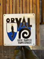 trappist orval email plaat emaillerie Belge 2024 N 023, Verzamelen, Ophalen of Verzenden, Nieuw, Reclamebord, Plaat of Schild