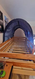 Hoogslaper met glijbaan, Kinderen en Baby's, Kinderkamer | Stapelbedden en Hoogslapers, Ophalen, Zo goed als nieuw, Hoogslaper