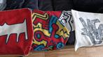 Vintage Kussenslopen Keith Haring, 45cm op 45 cm, Ophalen, Zo goed als nieuw