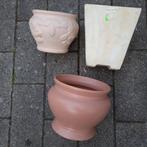 Drie mooie Bloempotten voor binnen of buiten, Ophalen of Verzenden, Zo goed als nieuw, Binnen