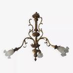 Lustre Napoléon III en bronze doré électrifié 3 branches., Ophalen of Verzenden