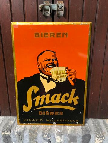 Reclamebord Smack Bières Minazio Willebroeck beschikbaar voor biedingen
