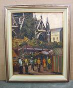 Jacob DE VRIES, markt op de Zavel in Brussel, Ophalen of Verzenden