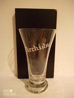 Oud geverfd bierglas Archiduc, Verzamelen, Biermerken, Ophalen of Verzenden, Zo goed als nieuw, Glas of Glazen, Overige merken