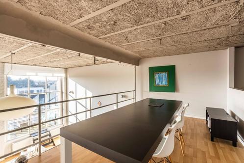Maatwerk Bureau/Eettafel – Massief MDF met Donker Fineer (90, Huis en Inrichting, Tafels | Eettafels, Gebruikt, 50 tot 100 cm