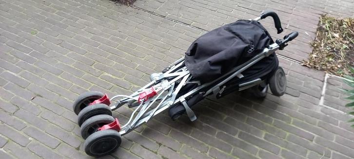 Maclaren plooibuggy tot 25kg, Kinderen en Baby's, Buggy's, Gebruikt, Maclaren, Verstelbare rugleuning, Zonnekap, Ophalen
