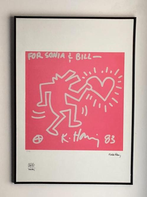 Keith Haring : lithographie grand format, Antiquités & Art, Art | Lithographies & Sérigraphies