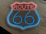 ROUTE 66 reclame NeoN verlichting, Ophalen of Verzenden, Zo goed als nieuw, Lichtbak of (neon) lamp